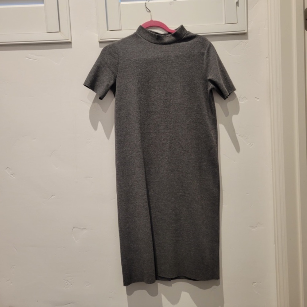 Zara Elegant Gray Women's Dress